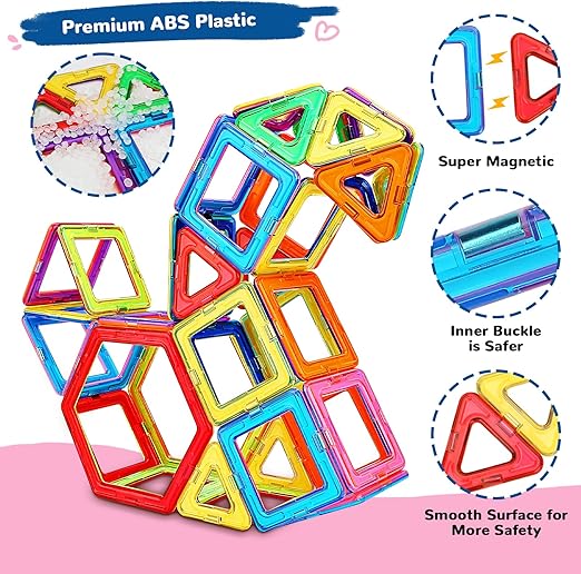 STEM Magnetic Building Blocks Set – Educational Construction Toy